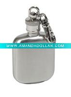 Stainless steel hip flask