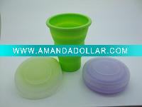 folded silica gel cup
