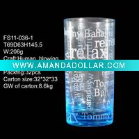 Wholesale advertisement wine cup/drinking glass cup/promotion glass cup