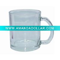 Wholesale Heat Press Glass Mug (8.2x9.6CM/NO.: g-m clear)