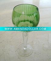 Chinese colored hand made stemware for red wine