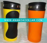 High Quality!!!Plastic Double Layers Travel Cups