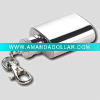 Stainless steel hip flask