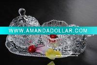 Wholesale Hot Sales Crystal glass sugar jar