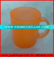 Colored Frosted Glass Mug