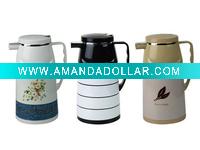 Wholesale Metal coffee pot, 1000ml, glass inner