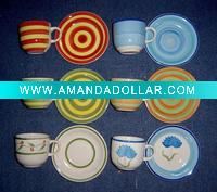 Stoneware coffee set, new hot