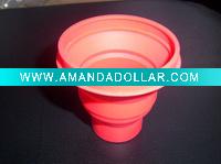 fashional silicone folding cup