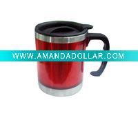 Lot of 48 New Plastic Stainless Steel Cup-400ML