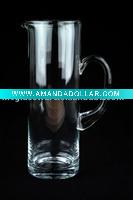Handmade glass pitcher
