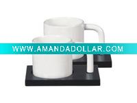 Wholesale Wave coffee mug;porcelain coffee cup
