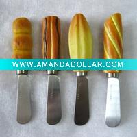 Reisn-Handled Butter Spreader Knife