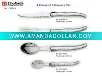 Wholesale HOT SELL 4PCS Stainless Steel Laguiole Cutlery Set (ZSS06-4)