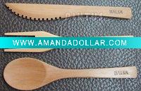 wooden delivery cutlery set,cutlery set,tableware