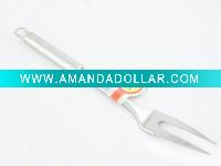 stainless steel meat fork