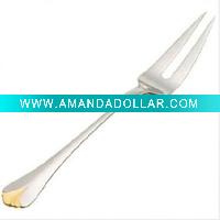 stainless steel meat fork
