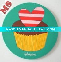 Nice Soft pvc coaster