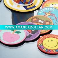 Promotional 2D or 3D Soft PVC Cup Coaster
