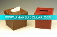 pu pvc Tissue Box