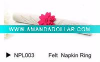 felt napkin ring