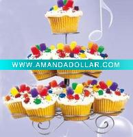 Wholesale 3 tiers cupcake rack