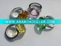 Wholesale elegant crystal napkin ring