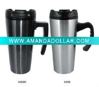 Wholesale Stainless Steel Mug with Plastic liner and Flip Top