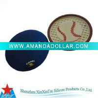 Wholesale cheap durable silicone cup mat coaster