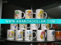 Wholesale white ceramic mug with logo printed