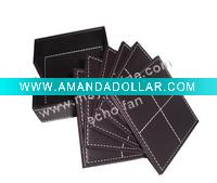2011 leather coaster