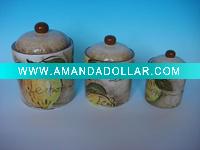 Wholesale Hand painted Ceramic Cookie jar