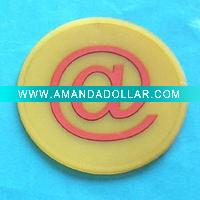 Wholesale 3D rubber silicone tea coasters SY2006