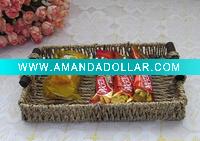Wholesale Rectangle handmade bamboo Tissue Box