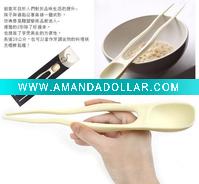 Wholesale spoon chopsticks,soup spoon&chopsticks,plastic spoon chopsticks