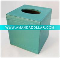 pu pvc Tissue Box