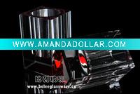 Crystal toothpick holder