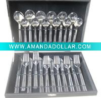 Wholesale 24pcs stainless steel cutlery set