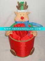 Wholesale Christmas dinner sanitary napkin tissue paper box cover case, napkin holder, toilet paper box,storage boxes,home decoration