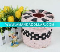 Round Handmade Tissue Box
