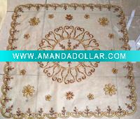 sequin embroidery tablecloth