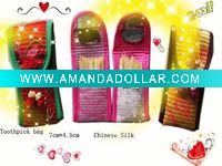 Wholesale toothpick holder/case/pouch/bag