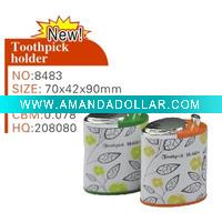 Wholesale Popular plastic toothpick holder