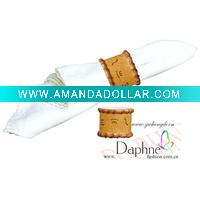 Wholesale Promotionmal Acrylic Alphabet Napkin Rings