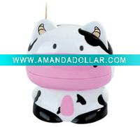 Wholesale latest newly hot sell fashion beautiful and lovely automatic cartoon style toothpick box holder for family