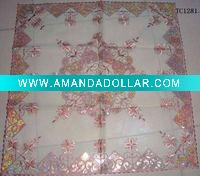 sequin embroidery tablecloth