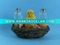 chicken design pepper set