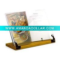 elegant bamboo menu holder