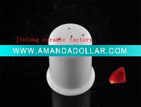 plain ceramic toothpick holder