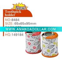 Popular plastic toothpick holder
