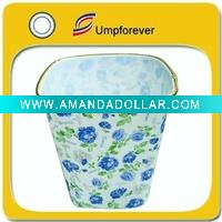 Wholesale bule rose household Trash bin